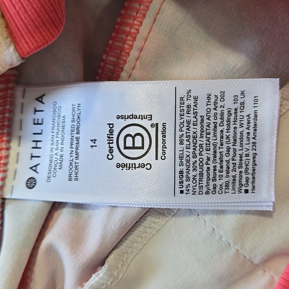 Athleta Refined Zephyr Tank & Brooklyn Printed Shorts Floral Print Set - Picture 15 of 16